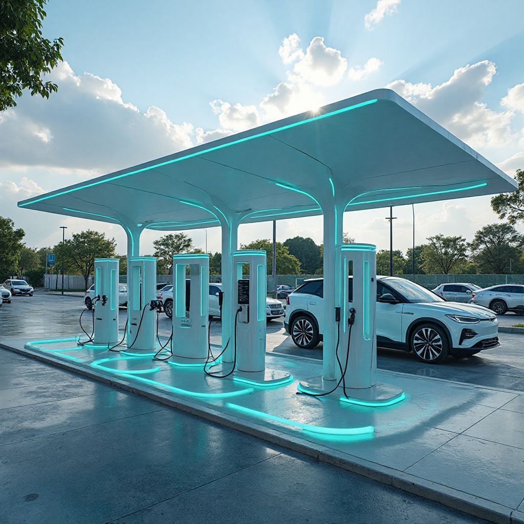 Electric vehicle charging station