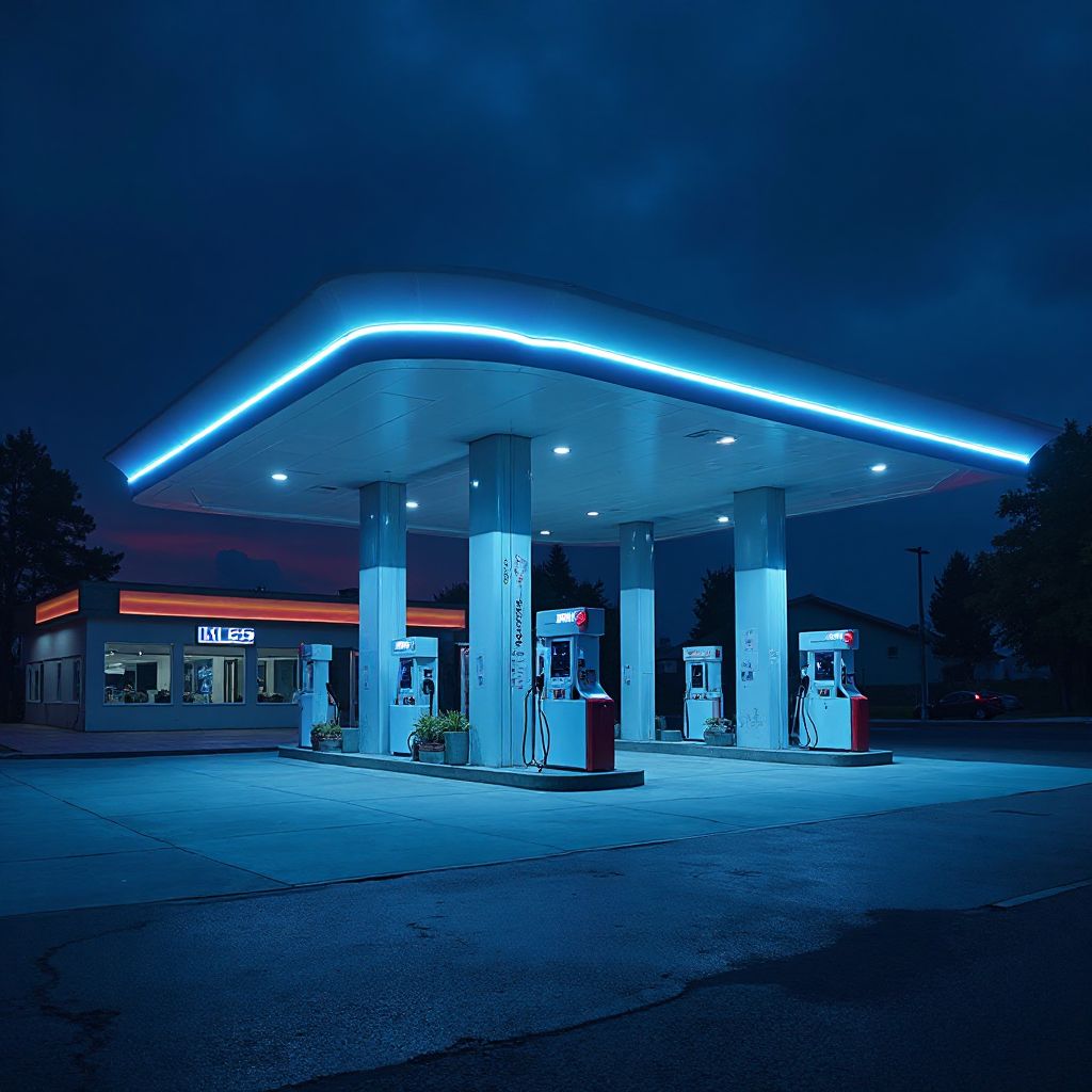 Premium fuel station