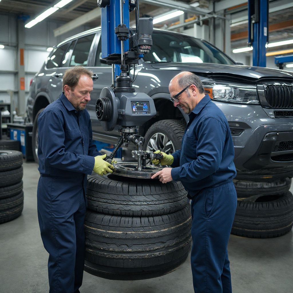 Tire replacement and balancing